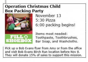 Operation Christmas Child