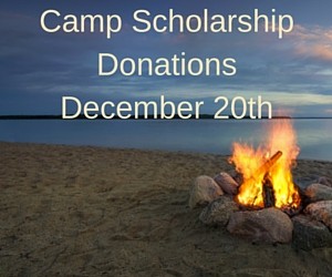 Camp scholarship donations