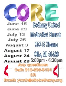 Summer CORE Flyer