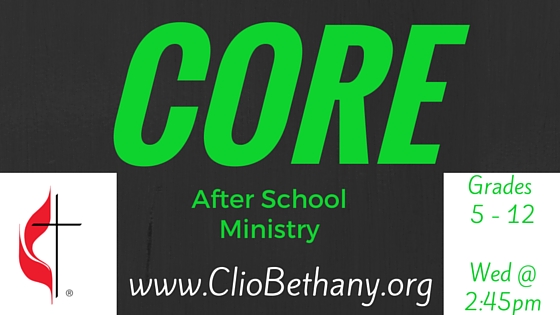 Core - Wednesday After School Ministry