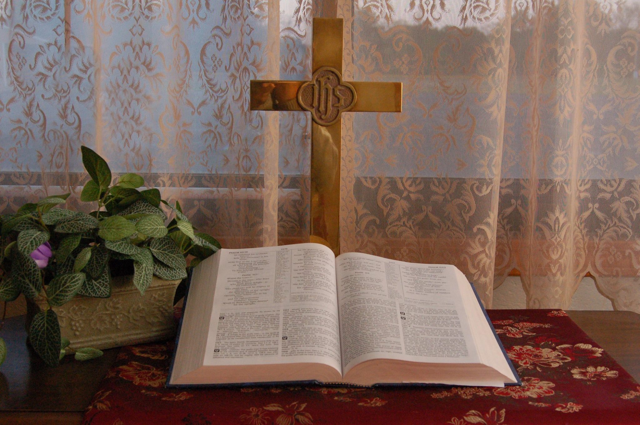 Bible in the prayer room