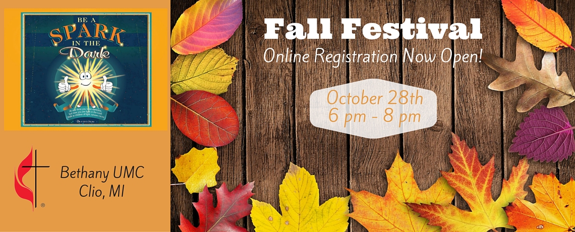 Have you registered for the Fall Festival?