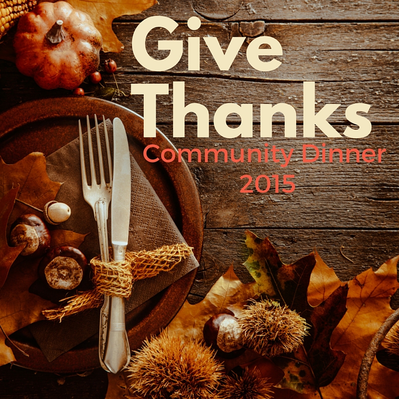 Thank you! – Great community Thanksgiving dinner