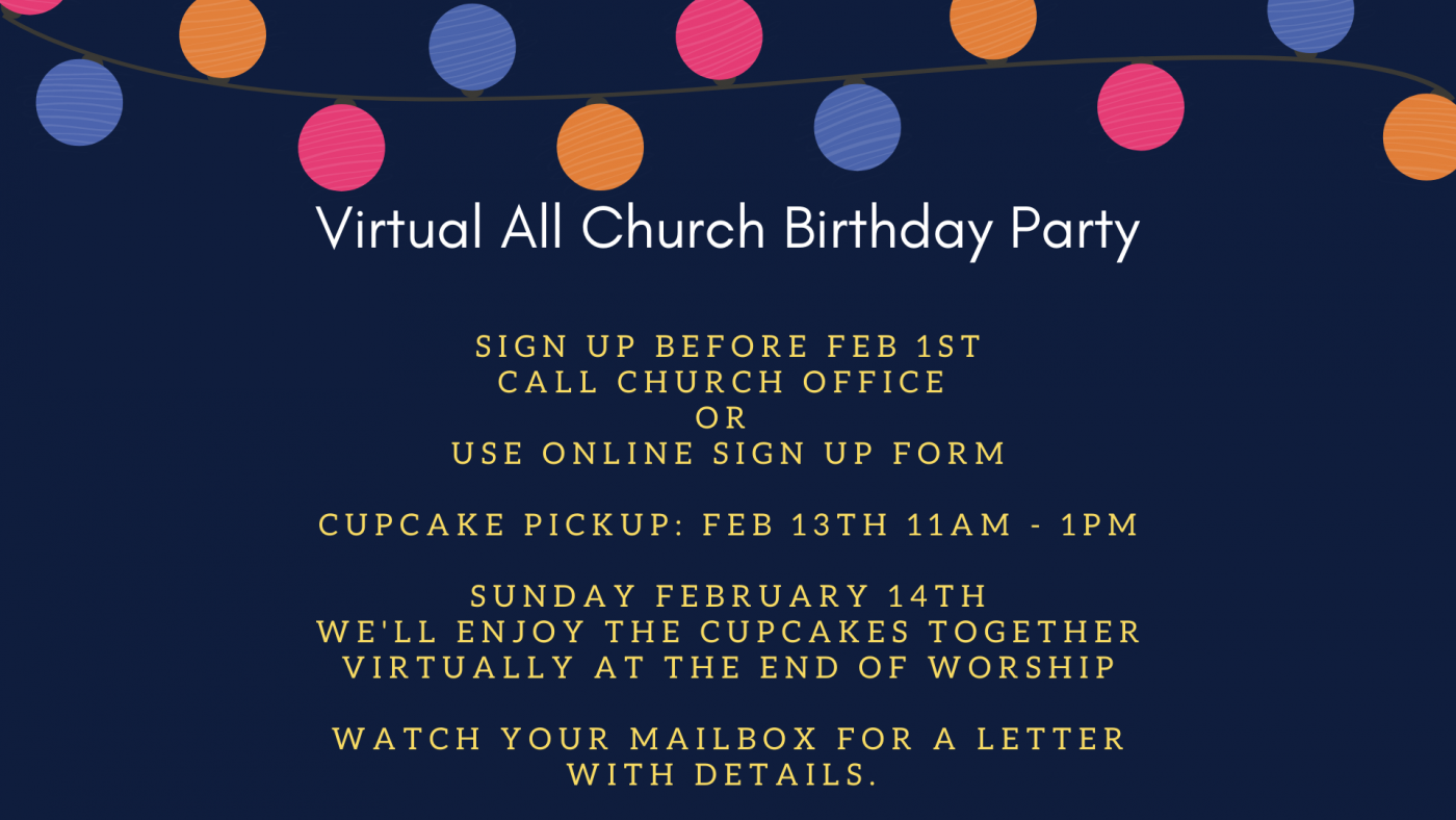 2021 Virtual All Church Birthday Party